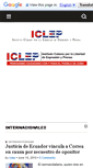 Mobile Screenshot of iclep.org