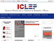 Tablet Screenshot of iclep.org